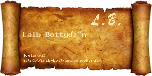Laib Bottyán névjegykártya